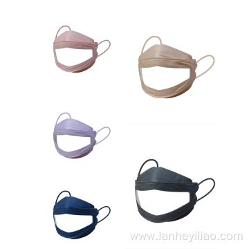visual mouth face mask Transparent